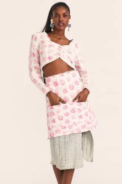 LoveShackFancy X Hedley & Bennett Half Kitchen Apron