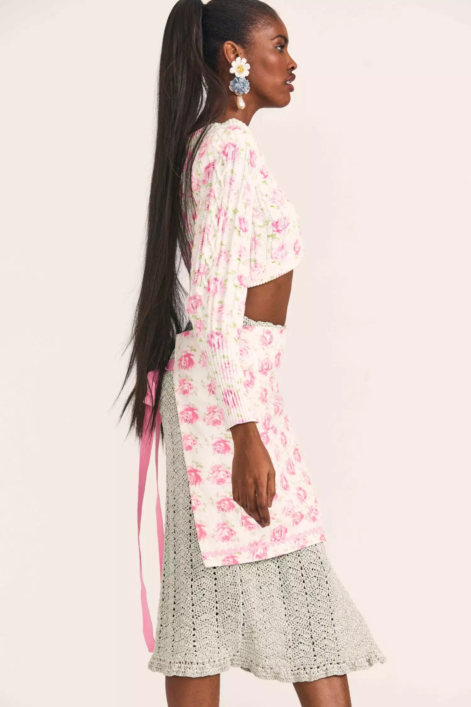 LoveShackFancy X Hedley & Bennett Half Kitchen Apron 3 LoveShackFancy X Hedley & Bennett Half Kitchen Apron