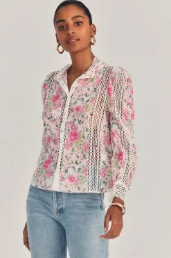 LoveShackFancy Jacque Top