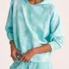 LoveShackFancy Addison Hoodie - CABANA TEAL