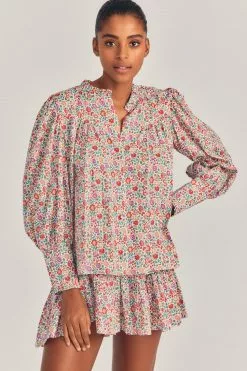 LoveShackFancy X Liberty Lumiere Top