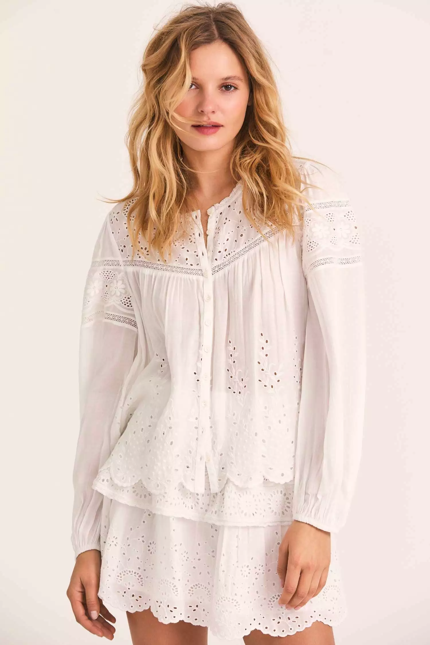 LoveShackFancy Badyn Blouse Tops 1 LoveShackFancy Badyn Blouse Tops