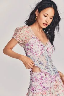 LoveShackFancy Bryant Silk Top 12 LoveShackFancy Bryant Silk Top