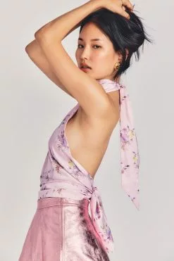 LoveShackFancy Boca Handkerchief Top Sale