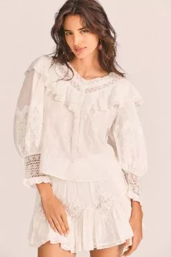 LoveShackFancy New Arrivals Bunnie Blouse