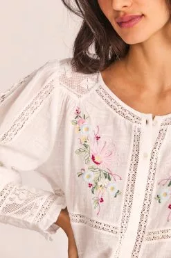 LoveShackFancy Lelia Blouse New Arrivals