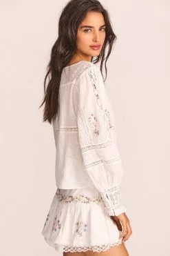 LoveShackFancy Lelia Blouse New Arrivals