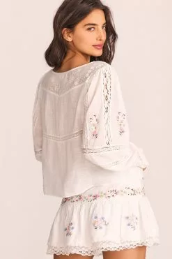LoveShackFancy Lelia Blouse New Arrivals