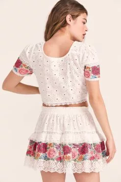 LoveShackFancy Collum Crop Top