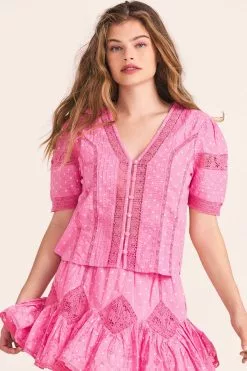 LoveShackFancy Tops Gavilan Top