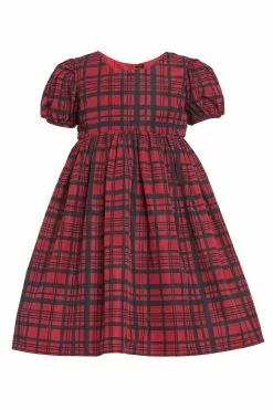LoveShackFancy Girls Plaid Holly Dress 9 LoveShackFancy Girls Plaid Holly Dress