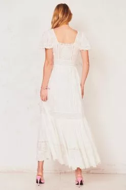 LoveShackFancy Norma Midi Dress