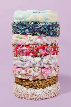 Sale LoveShackFancy X Lele Sadoughi Oval Crystal Knotted Headband 5 Sale LoveShackFancy X Lele Sadoughi Oval Crystal Knotted Headband