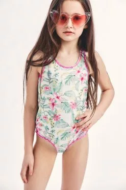 LoveShackFancy X Hurley Girls One Piece Swimsuit