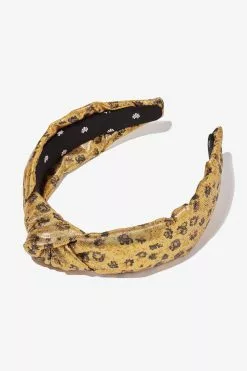 LoveShackFancy X Lele Sadoughi Printed Knotted Headband