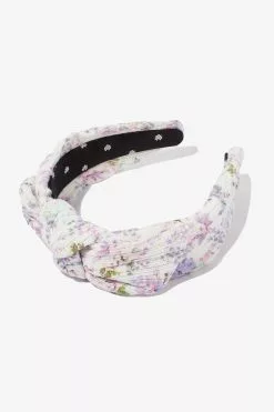 LoveShackFancy X Lele Sadoughi Printed Veronica Bow Headband