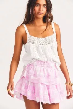 LoveShackFancy Skirts Ruffle Mini Skirt 16 LoveShackFancy Skirts Ruffle Mini Skirt