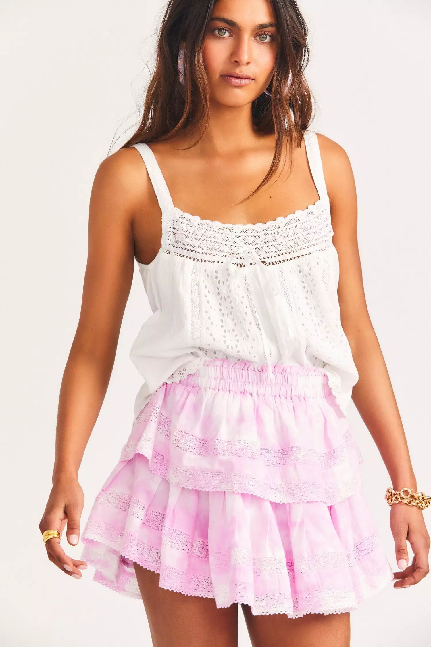 LoveShackFancy Skirts Ruffle Mini Skirt 5 LoveShackFancy Skirts Ruffle Mini Skirt