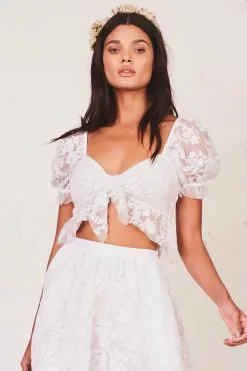 LoveShackFancy Soleil Top