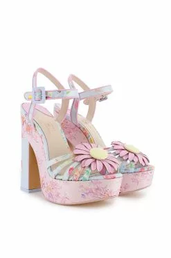 New Arrivals LoveShackFancy X Sophia Webster Celia Platform Sandal