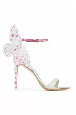 New Arrivals LoveShackFancy X Sophia Webster Chiara Sandal Broderie
