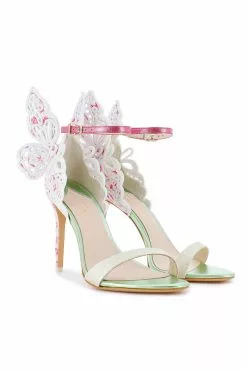 New Arrivals LoveShackFancy X Sophia Webster Chiara Sandal Broderie