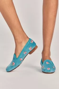 LoveShackFancy X Stubbs & Wootton Roses Slipper Shoes