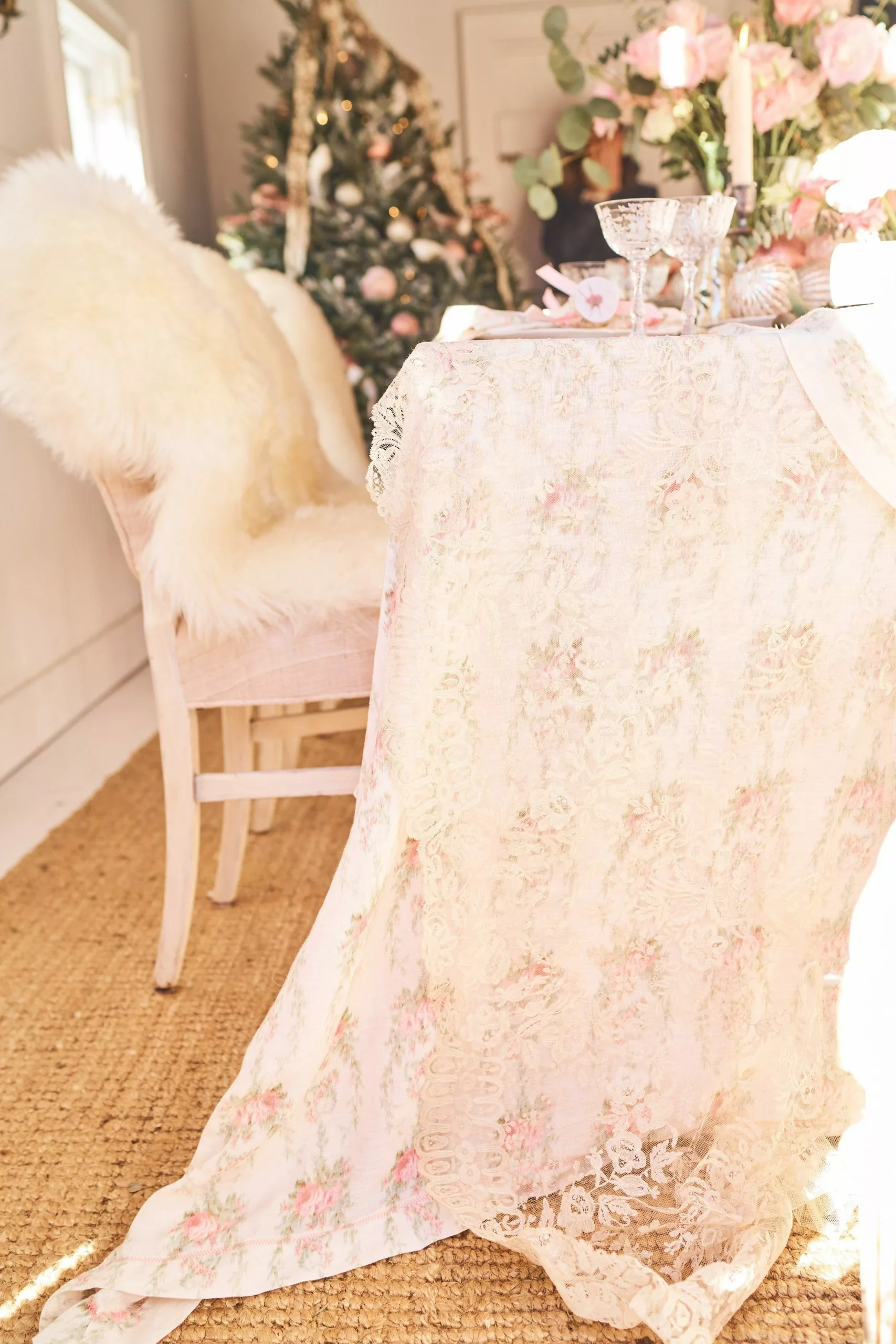 LoveShackFancy Linen Tablecloth View All 14 LoveShackFancy Linen Tablecloth View All