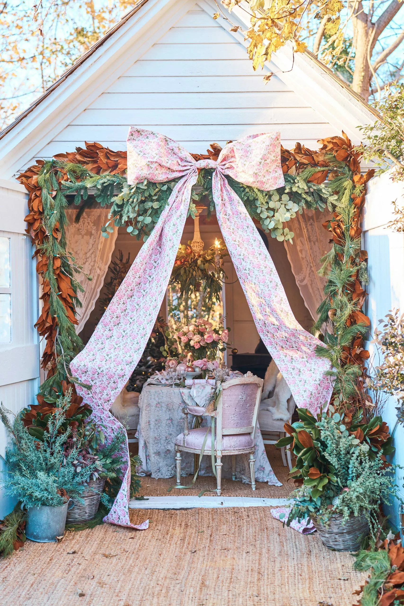 LoveShackFancy Linen Tablecloth View All 20 LoveShackFancy Linen Tablecloth View All